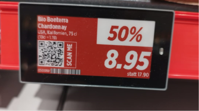 Digitale Regaletiketten