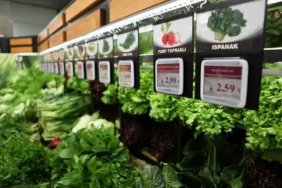 Elektronischen Regaletiketten Supermarkt